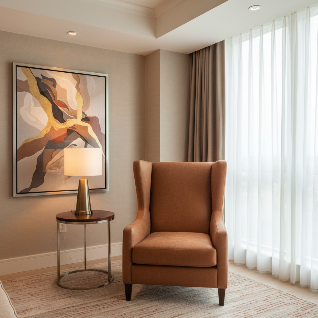 Aarden - Russet Clay Silicone Hybrid Upholstered Chair | Architectural Fabrics