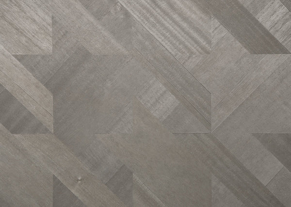 Ajiro Houndstooth Silver Birch Luster - Gray Wallcovering | Maya Romanoff