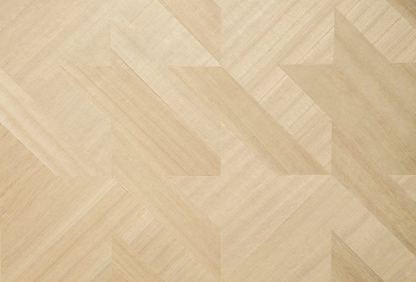 Ajiro Houndstooth Maple - Beige Wallcovering | Maya Romanoff