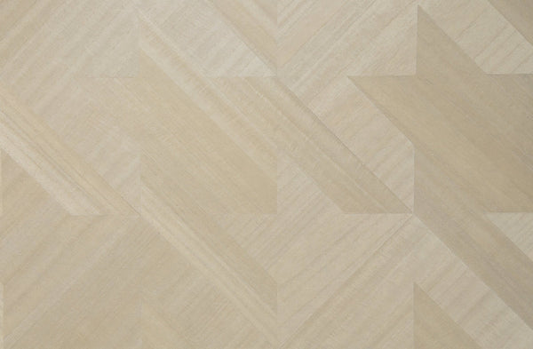 Ajiro Houndstooth Teak Luster - Beige Wallcovering | Maya Romanoff