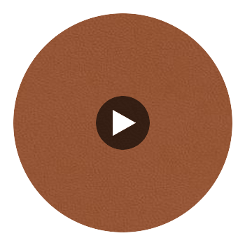 Aire Pebbled - Russet Clay Breathable Polyurethane | Philippe Romano Fabrics Circular Swatch | Philippe Romano Fabrics