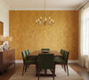Ala Marsala Faux Cork Vinyl | Phillipe Romano - dining room room setting