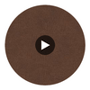 Alamo - Saddle Performance Vinyl | Philippe Romano Fabrics Circular Swatch | Philippe Romano Fabrics