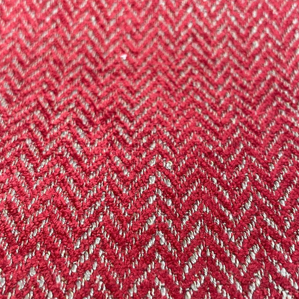 Alcala - Rojo Red By Gaston Y Daniela | Madrid |Solid Texture Upholstery Chenille