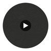 Algiers - Charcoal Performance Vinyl | Philippe Romano Fabrics Circular Swatch | Philippe Romano Fabrics