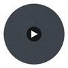 Algiers - Charcoal Teal Performance Vinyl | Philippe Romano Fabrics Circular Swatch | Philippe Romano Fabrics
