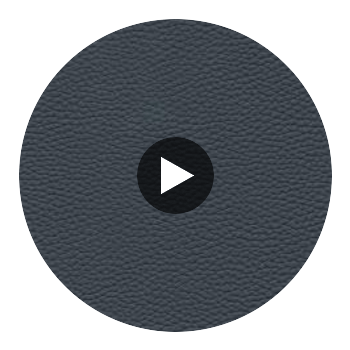 Algiers - Charcoal Teal Performance Vinyl | Philippe Romano Fabrics Circular Swatch | Philippe Romano Fabrics