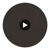 Algiers - Cocoa Bean Performance Vinyl | Philippe Romano Fabrics Circular Swatch | Philippe Romano Fabrics
