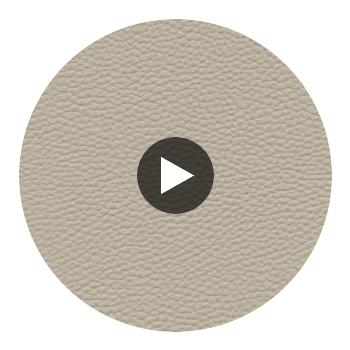 Algiers - Limestone Performance Vinyl | Philippe Romano Fabrics Circular Swatch | Philippe Romano Fabrics