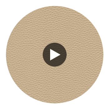 Algiers - Oatmeal Performance Vinyl | Philippe Romano Fabrics Circular Swatch | Philippe Romano Fabrics