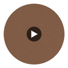 Algiers - Sienna Earth Performance Vinyl | Philippe Romano Fabrics Circular Swatch | Philippe Romano Fabrics