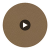 Algiers - Tawny Hide Performance Vinyl | Philippe Romano Fabrics Circular Swatch | Philippe Romano Fabrics