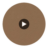 Algiers - Tawny Performance Vinyl | Philippe Romano Fabrics Circular Swatch | Philippe Romano Fabrics