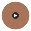 Algiers - Terracotta Performance Vinyl | Philippe Romano Fabrics Circular Swatch | Philippe Romano Fabrics