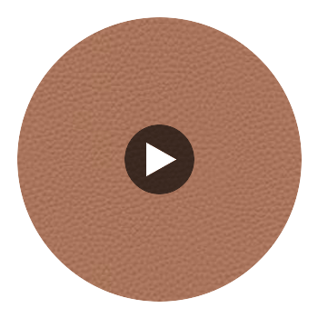 Algiers - Terracotta Performance Vinyl | Philippe Romano Fabrics Circular Swatch | Philippe Romano Fabrics