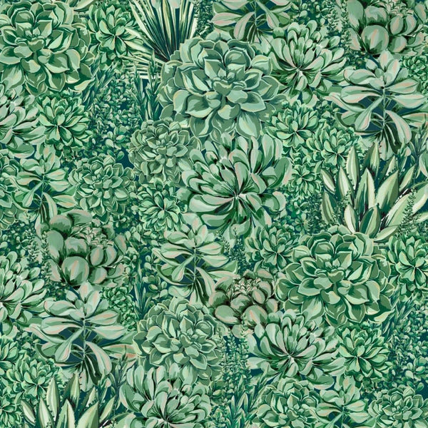 Alpine Landscape Green Multicoloured - Dark Teal Wallcovering | Brand McKenzie