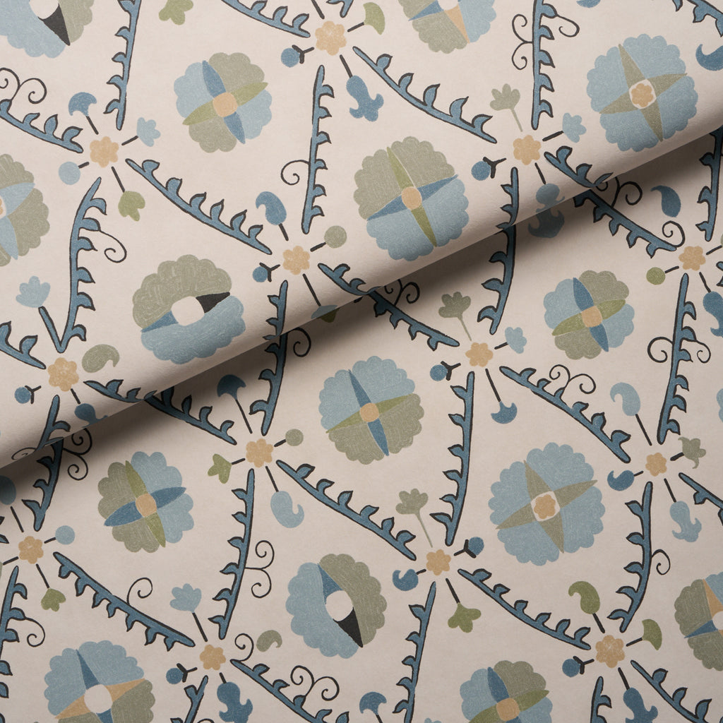 Amal CALM BLUE/LAUREL GREEN | Schumacher - Image 8