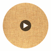 Amalfi Wheat Basketweave Grasscloth Wallcovering | Fentucci Circular Swatch | DW