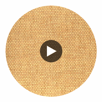 Amalfi Wheat Basketweave Grasscloth Wallcovering | Fentucci Circular Swatch | DW