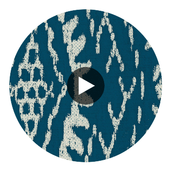 Laguna Niguel - Indigo Wallcovering | Hollywood Wallcoverings Circular Swatch | Hollywood Wallcoverings