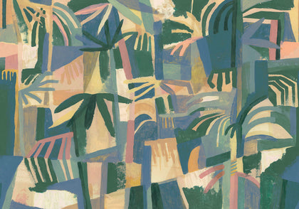 Amazonia Cobalto Wallcovering | Tres Tintas