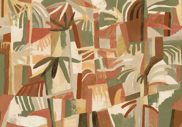 Amazonia Terracota Wallcovering | Tres Tintas