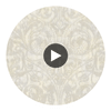 Amity Snow Bleeding Heart Scroll Wallcovering Circular Swatch | LA Walls