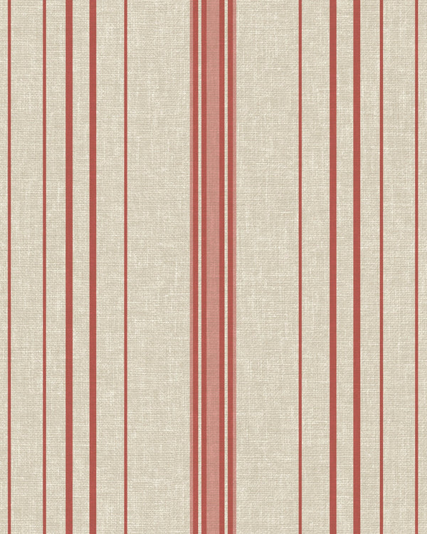 Amsterdam Always Stripe Sesame Wallcovering | Phillipe Romano