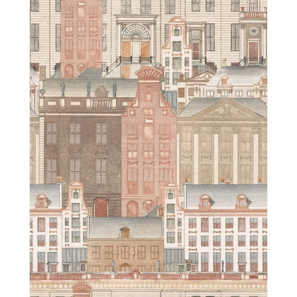 Amsterdam - Taupe, Red, Brown Wallcovering | Mind the Gap