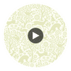 Anahi Light Green Forest Fauna Wallcovering Circular Swatch | LA Walls
