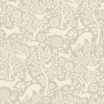 Anahi Light Grey Forest Fauna | Jeffrey Stevens - Image 3