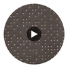 Analog - Analog Etched Polyurethane | Philippe Romano Fabrics Circular Swatch | Philippe Romano Fabrics