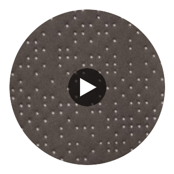 Analog - Analog Etched Polyurethane | Philippe Romano Fabrics Circular Swatch | Philippe Romano Fabrics