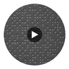 Analog - Graphite Etched Polyurethane | Philippe Romano Fabrics Circular Swatch | Philippe Romano Fabrics