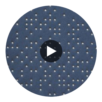Analog - Twilight Etched Polyurethane | Philippe Romano Fabrics Circular Swatch | Philippe Romano Fabrics