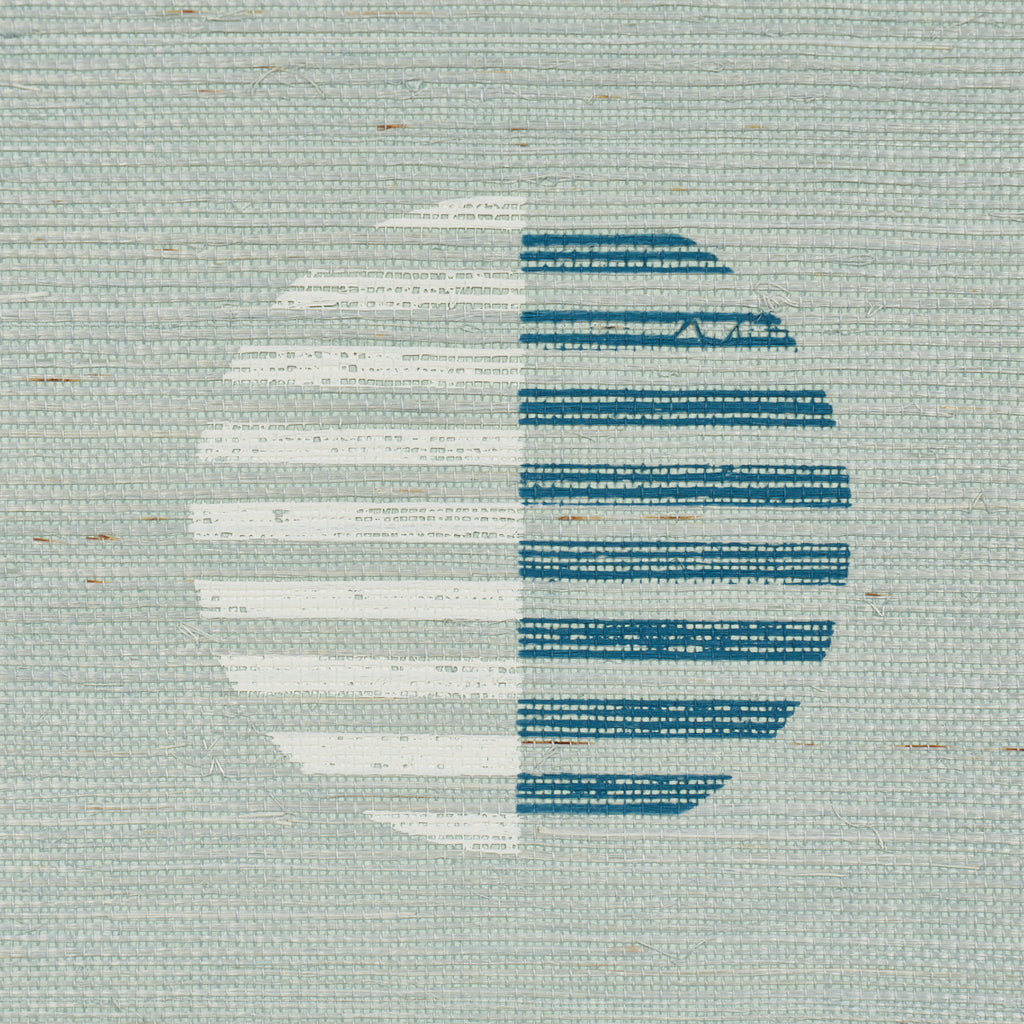 Ando Hand Blocked Sisal CHAMBRAY | Schumacher - Image 6