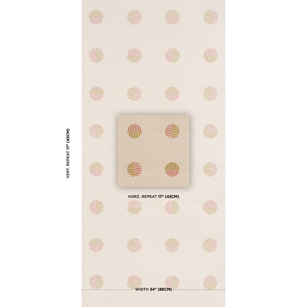 Ando Hand Blocked Sisal RUST & OCHRE | Schumacher - Image 4