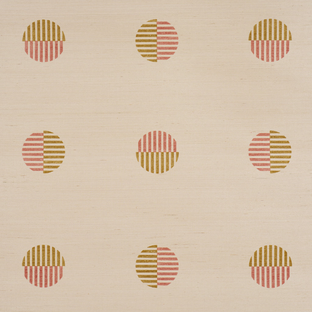 Ando Hand Blocked Sisal RUST & OCHRE | Schumacher - Image 1