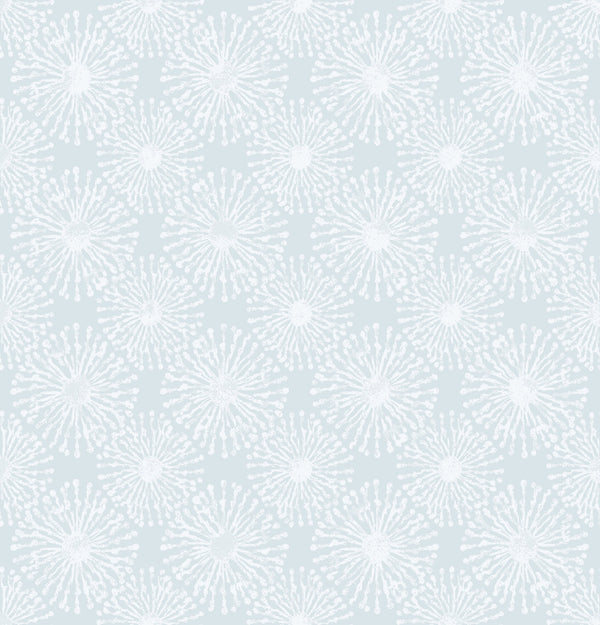 Anemone Opera - Powder Tide - Whimsical Wallcoverings