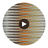 Apache - Desert Flame Silicone Hybrid | Philippe Romano Fabrics Circular Swatch | Philippe Romano Fabrics