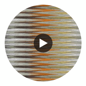 Apache - Desert Flame Silicone Hybrid | Philippe Romano Fabrics Circular Swatch | Philippe Romano Fabrics