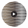 Apache - Emberwood Silicone Hybrid | Philippe Romano Fabrics Circular Swatch | Philippe Romano Fabrics