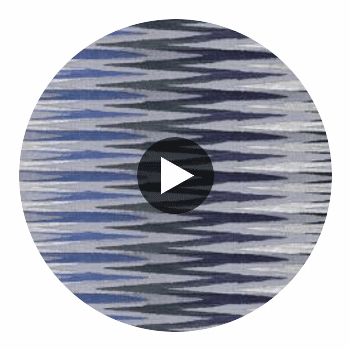 Apache - Indigo Dusk Silicone Hybrid | Philippe Romano Fabrics Circular Swatch | Philippe Romano Fabrics