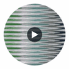 Apache - Verdant Tide Silicone Hybrid | Philippe Romano Fabrics Circular Swatch | Philippe Romano Fabrics