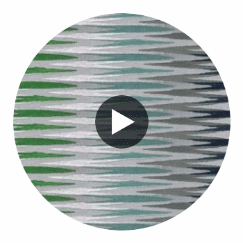 Apache - Verdant Tide Silicone Hybrid | Philippe Romano Fabrics Circular Swatch | Philippe Romano Fabrics