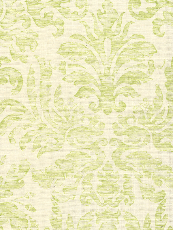 Sevilla Damask, Apple on Tint Wallcoverings | Quadrille