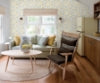 Aqua Poppy Field Peel and Stick Wallcovering | Jeffrey Stevens - Image 2