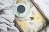Aqua Poppy Field Peel and Stick Wallcovering | Jeffrey Stevens - Image 5