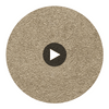 Aragon - Oatmeal Performance Vinyl | Philippe Romano Fabrics Circular Swatch | Philippe Romano Fabrics