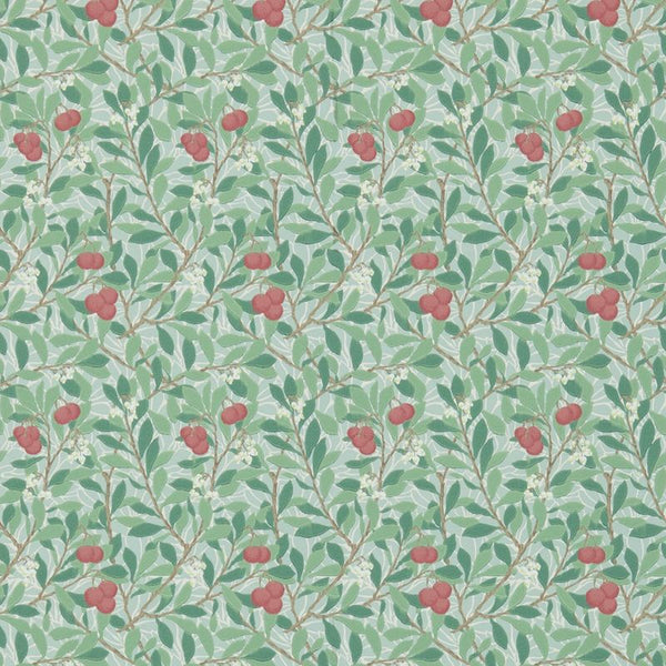 Arbutus Coral Thyme Wallcovering | William Morris